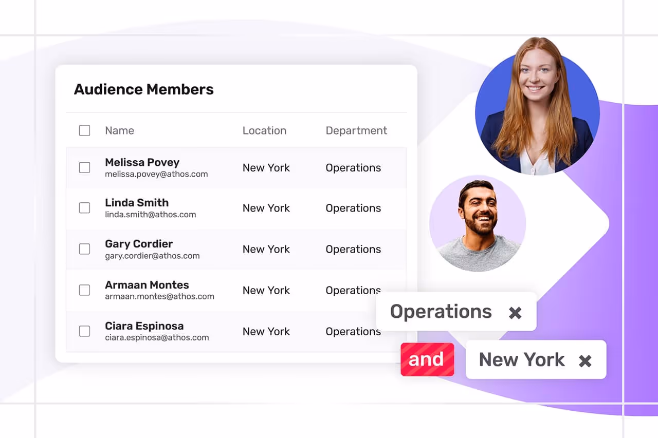 Easy audience segmentation