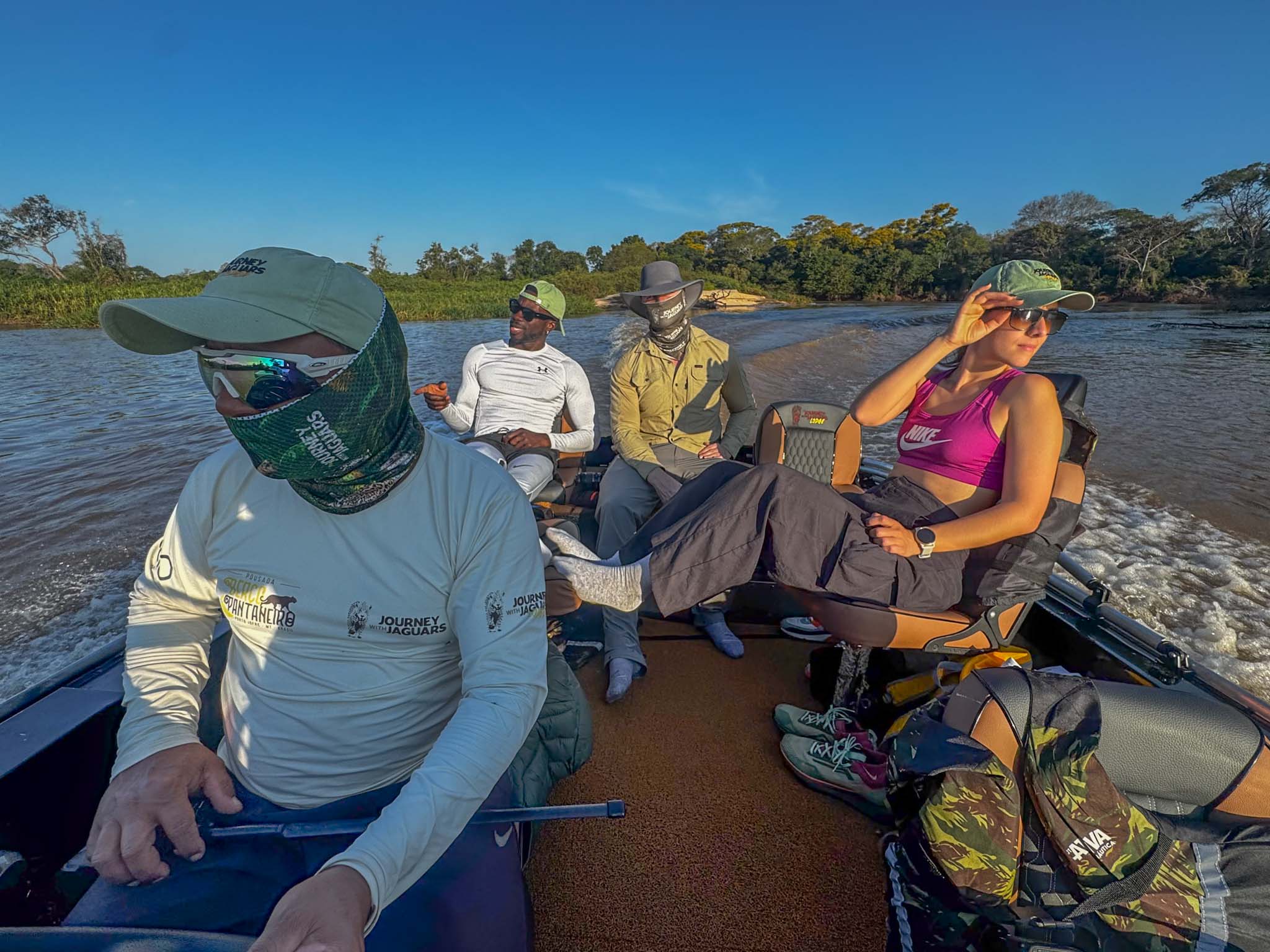 female guest journey with jaguars
