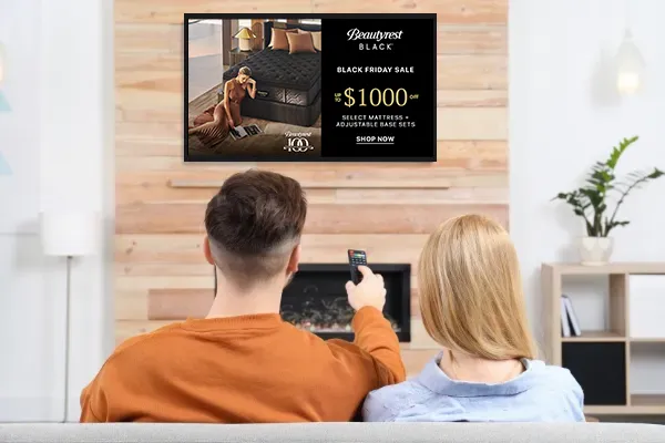 Video ad on a smart TV