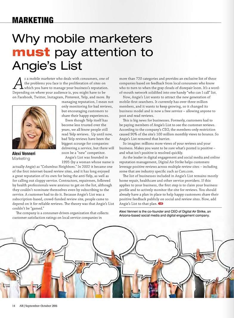 Why Mobile Marketers Must Pay Attention to Angie's List