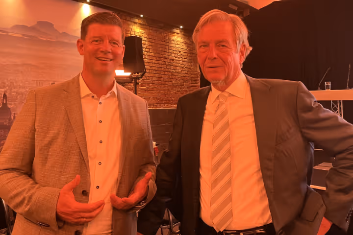 Frank Kebbekus im Gespräch mit Klaus Kleber, Heute Journal, Ankerman a.D.