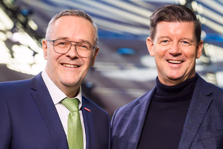 Frank Kebbekus und Jörg Dittrich, Präsident HWK Sachsen und ZDH