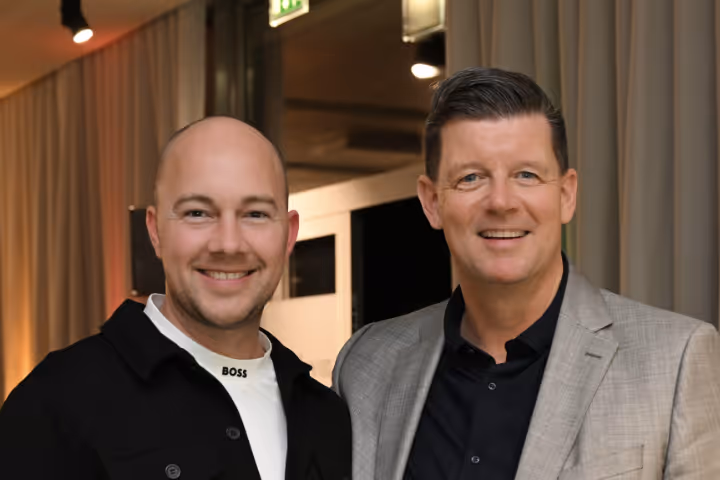 Martin Richter, Geschäftsführer BARMER, und Frank Kebbekus