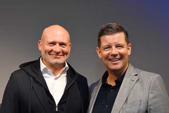 Roland Hess, Unternehmer, und Frank Kebbekus