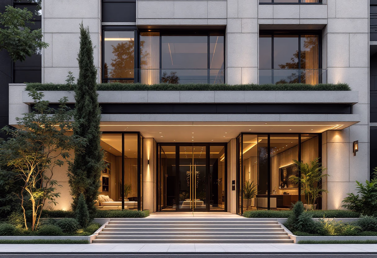 image of residential property facade (for a property management company)