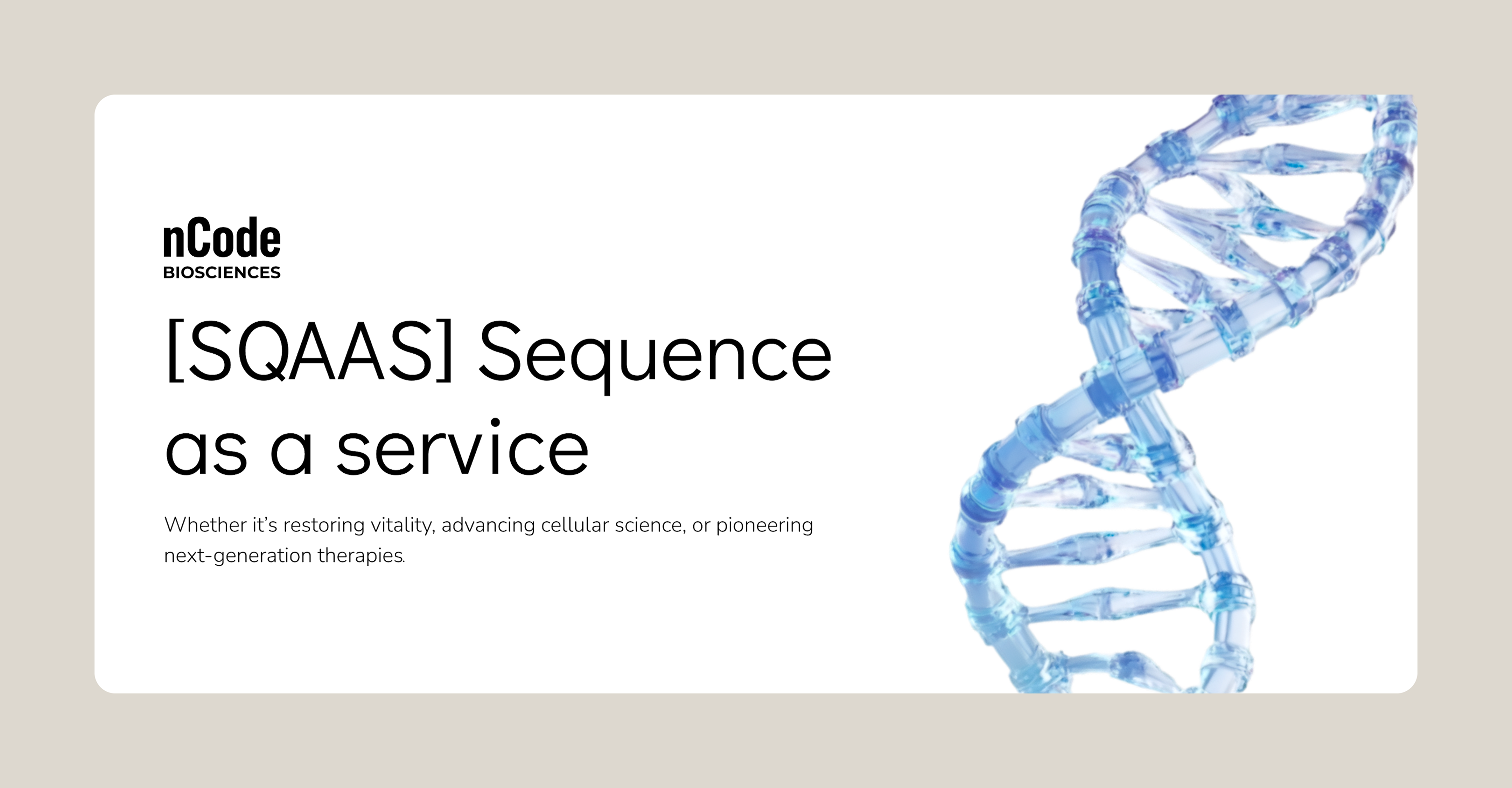 nCode Biosciences banner image