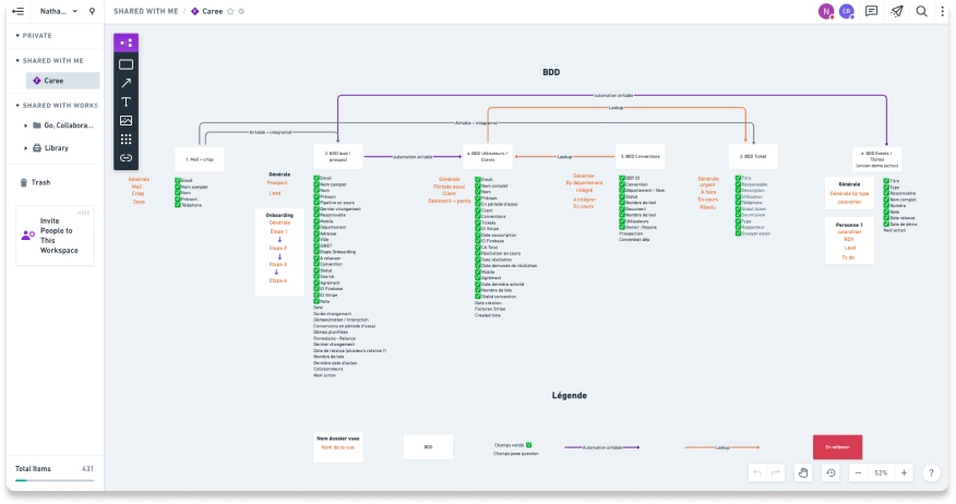 Flowchart Octolio Whimsical