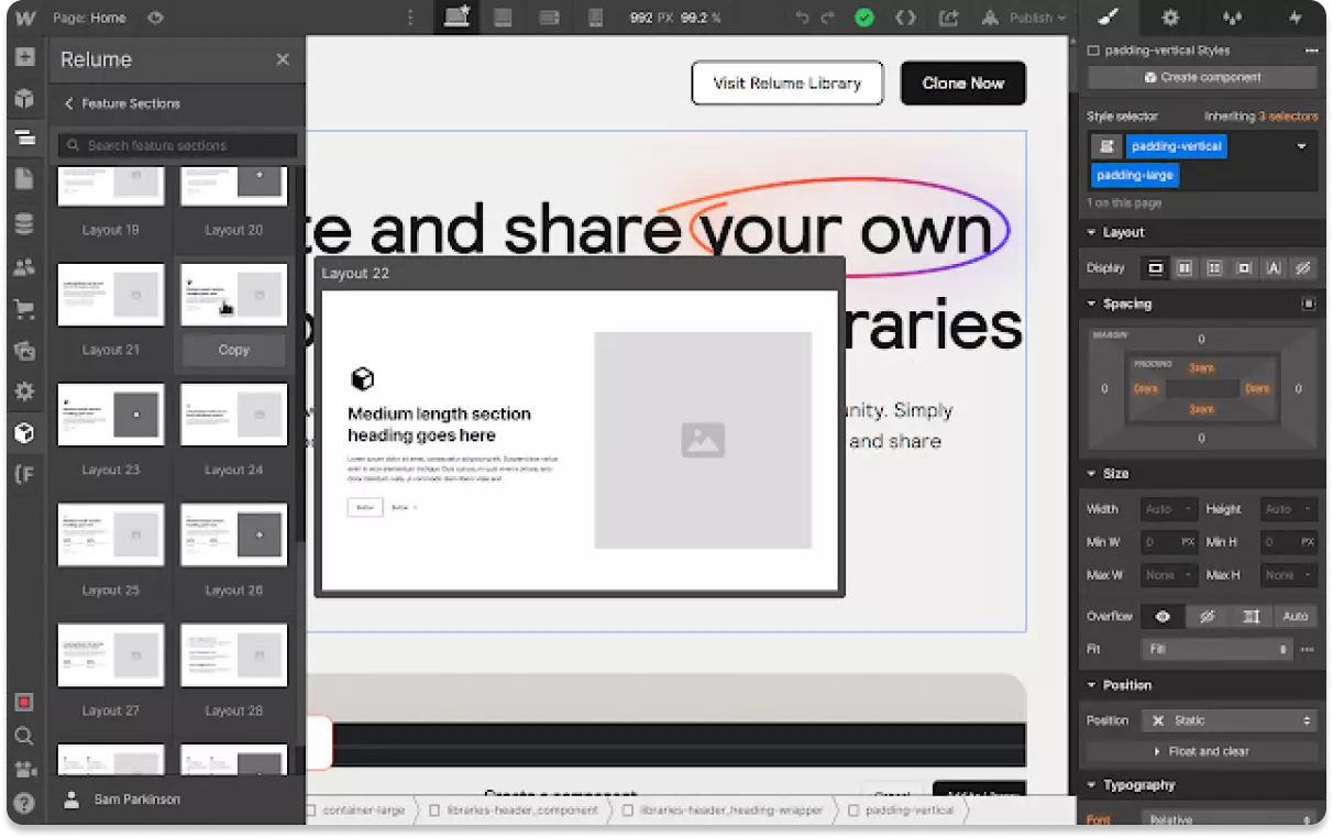 Relume Chrome Extension