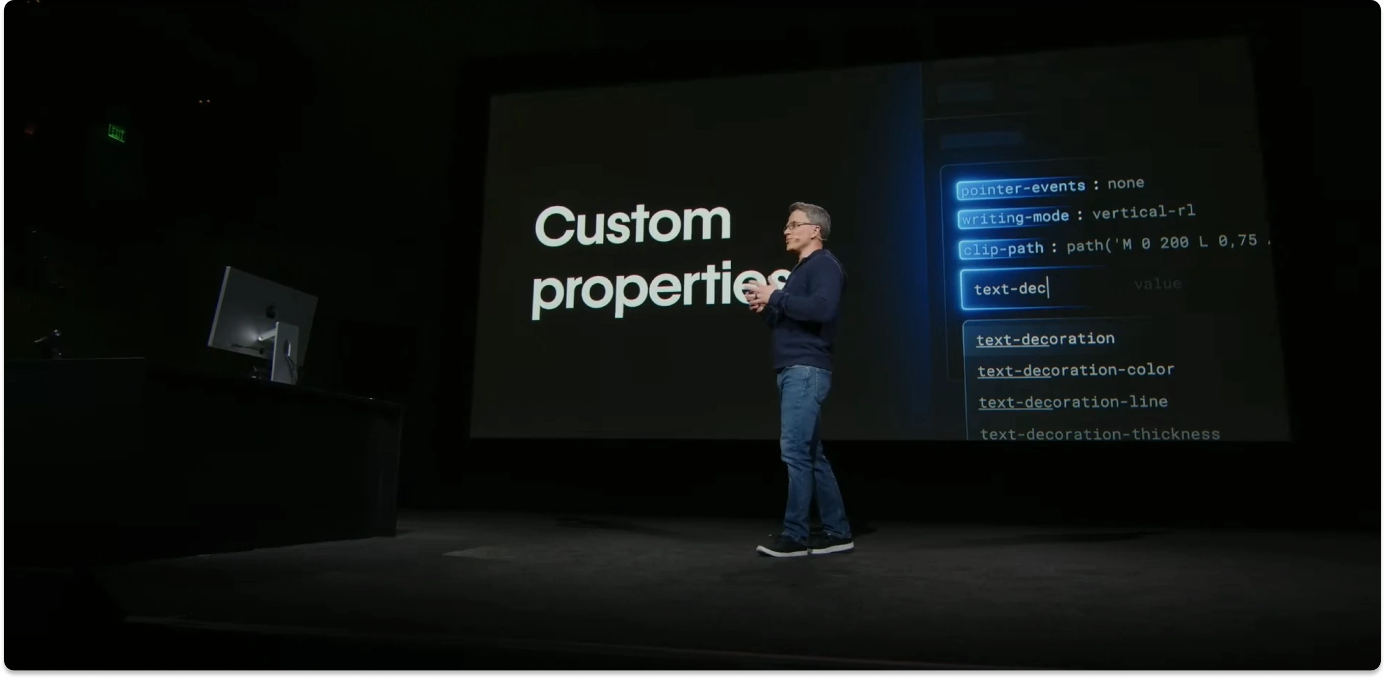 Custom properties and componants