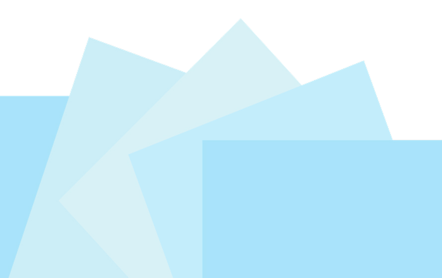 Abstract geometric background with layered blue shapes