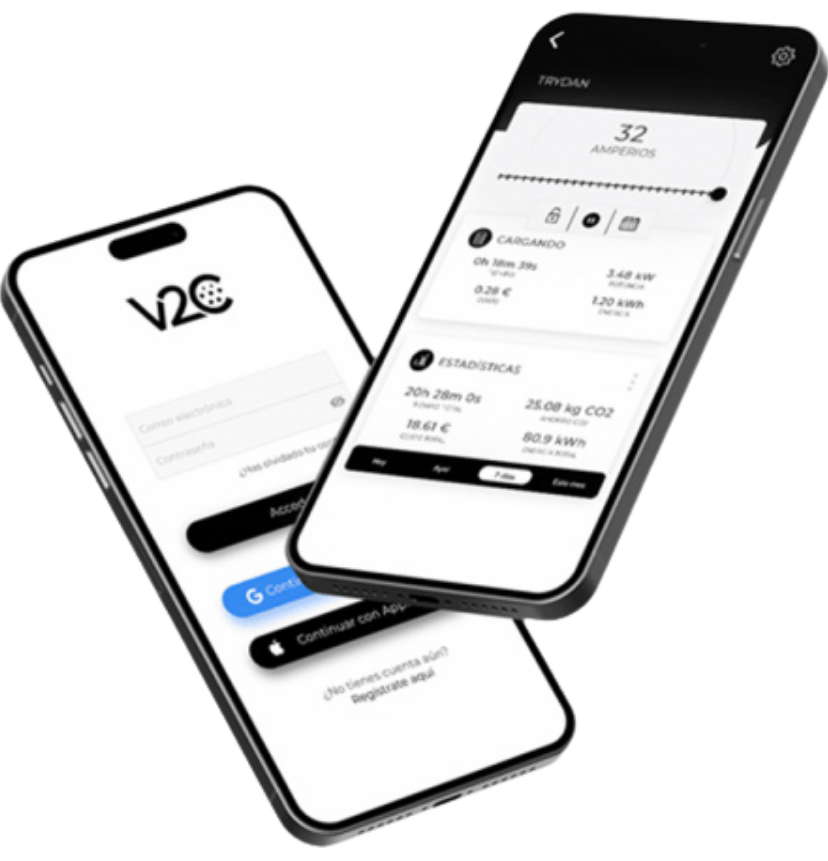 V2C Trydan V2C Cloud uygulaması