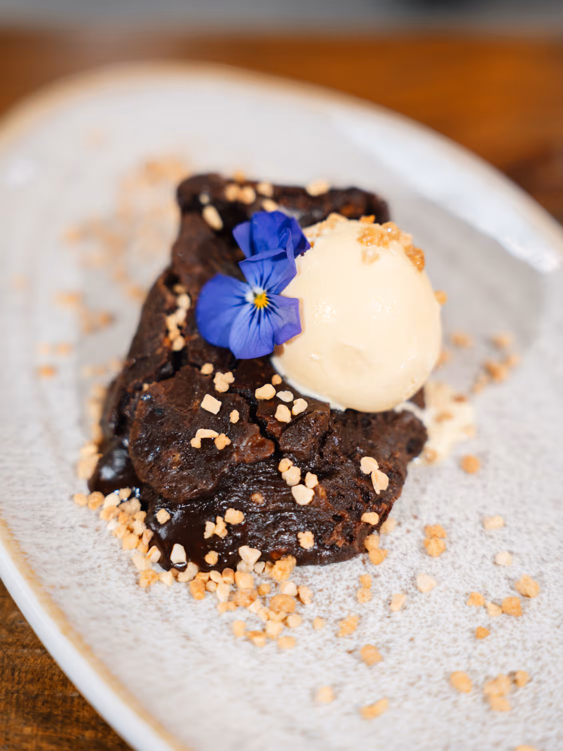 Flüssiger Schokoladen-Brownie Brownie