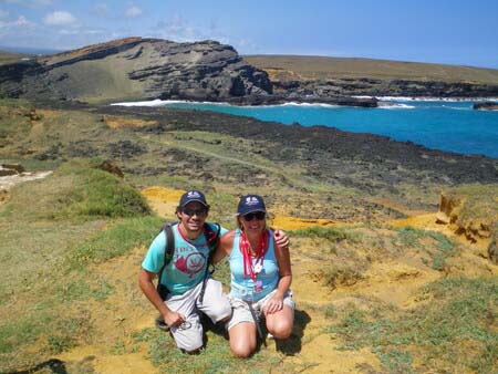 Geologist Denzyl Moncrieff With Core Student In Feild