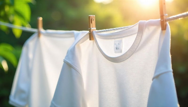 Séchage à l’air libre pour préserver un vêtement personnalisé