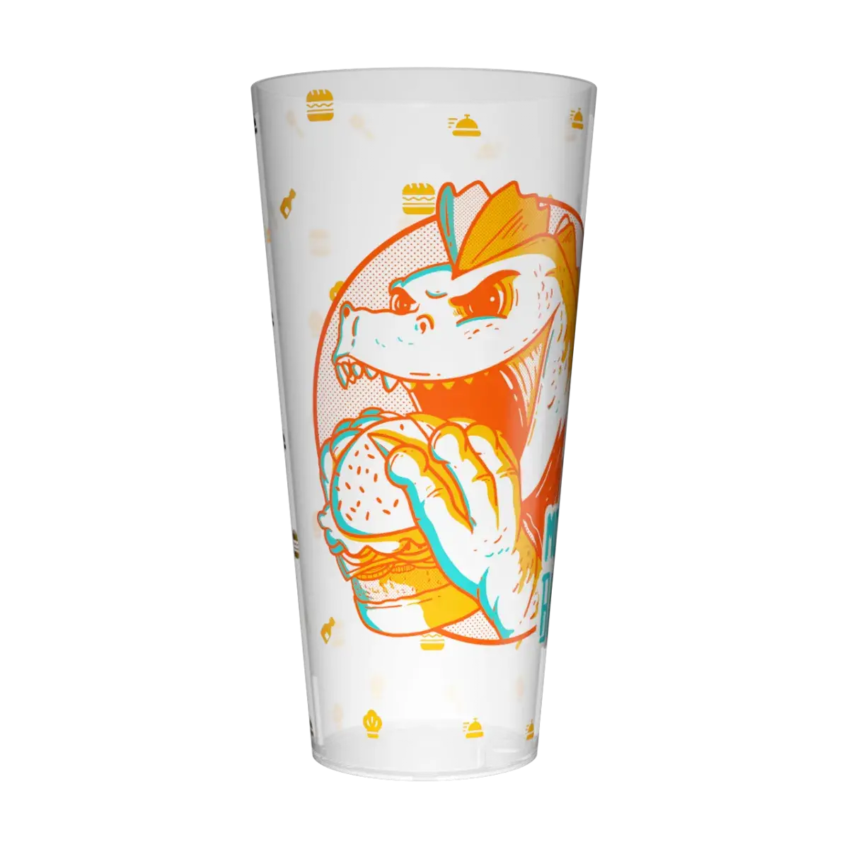 Gobelet personnalisé 40cl translucide - Impression quadrichromie digitale