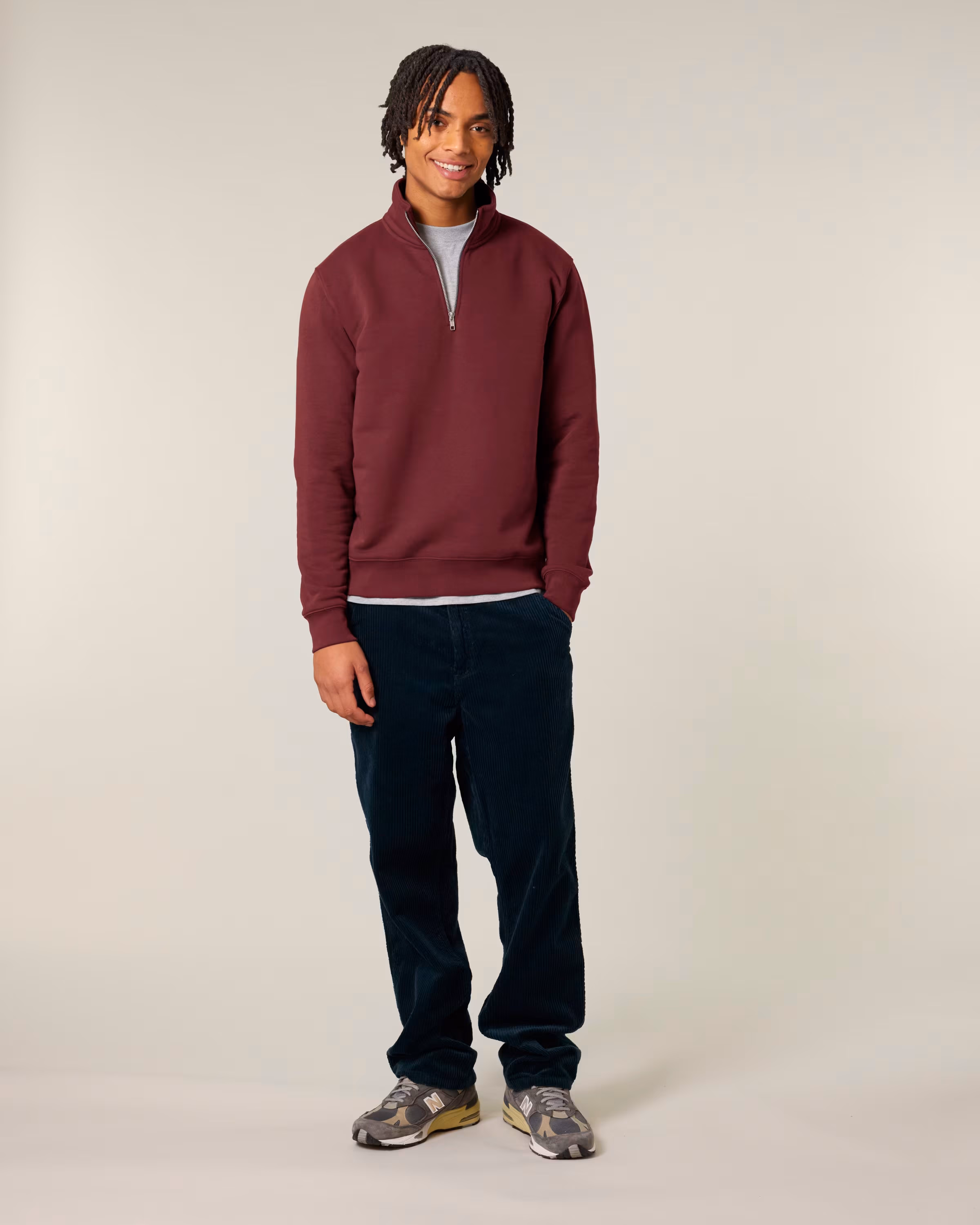 SWEATSHIRT A COL ZIPPÉ TRUCKER 2.0
