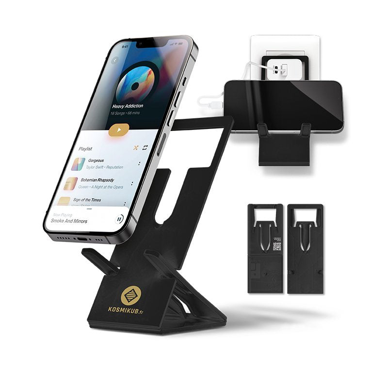 SUPPORT TELEPHONE REPLIABLE RECYCLEE