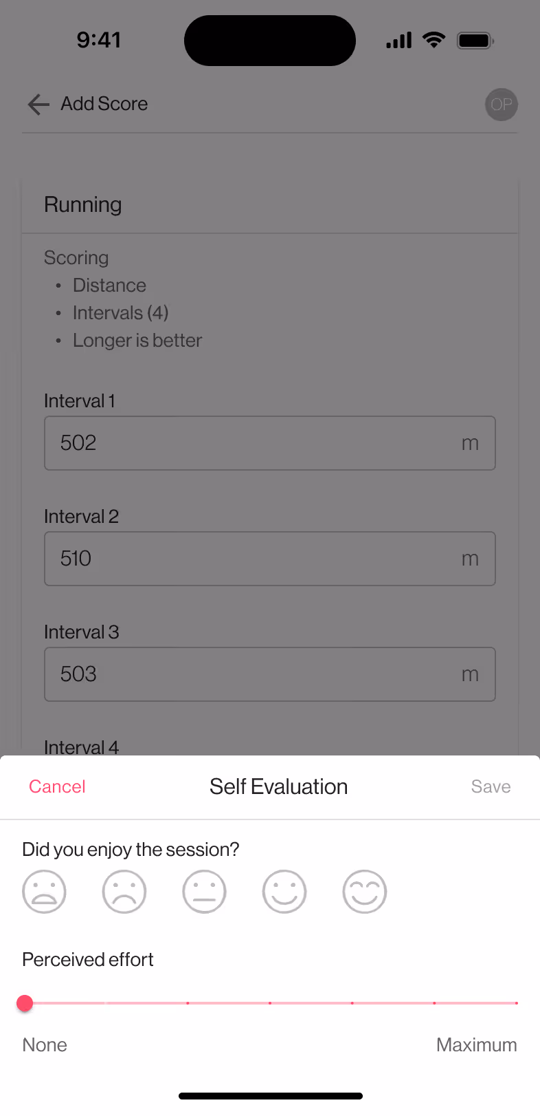 Self Evaluation