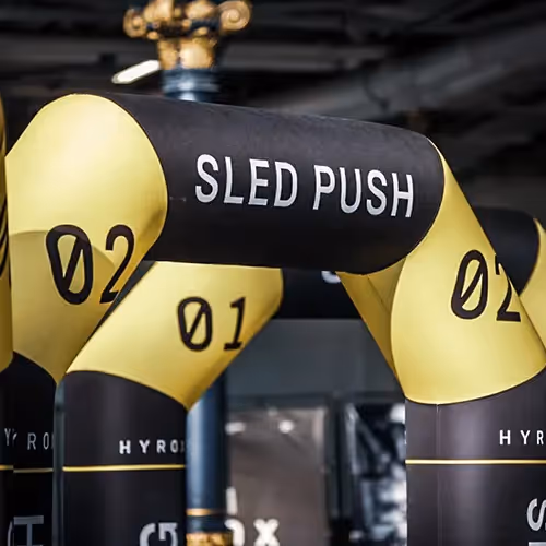 sled push station hyrox