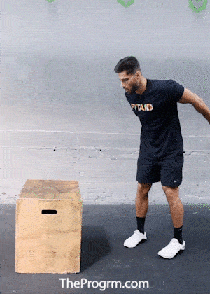 box jump technique