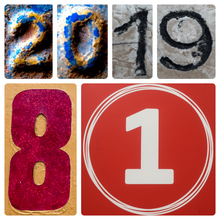 Utcai számfeliratokból kirakott dátum: 2019. 8. 1.