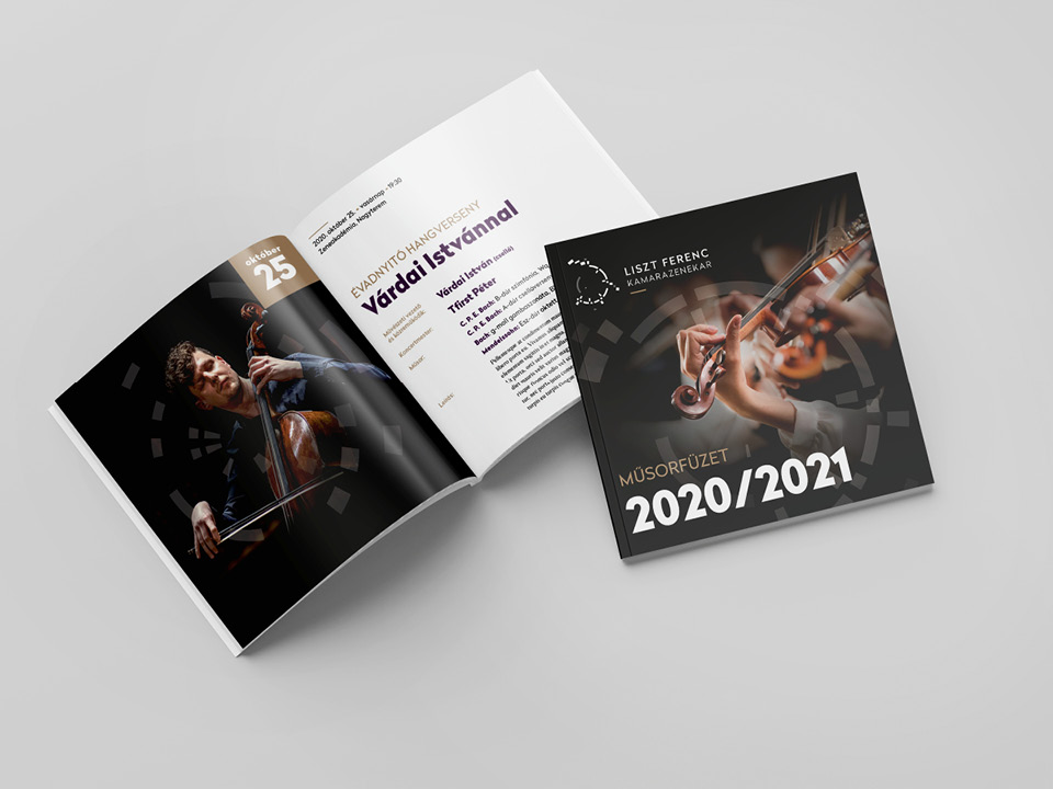 A Liszt Ferenc Kamarazenekar 2020/2021-es műsorfüzete