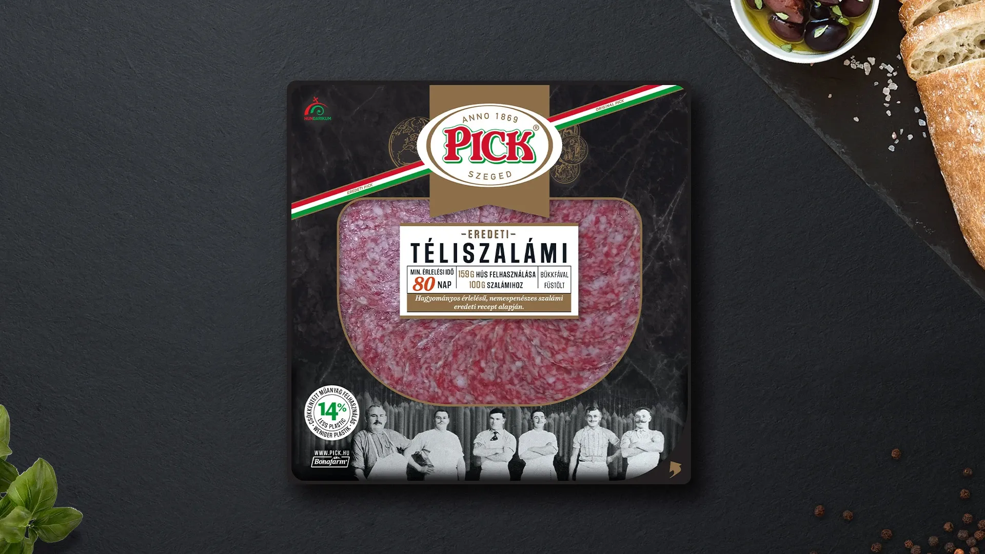 Pick Eredeti Téliszalámi szeletelt csomagolása