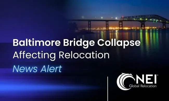 Baltimore Bridge Collapse Affecting Relocation