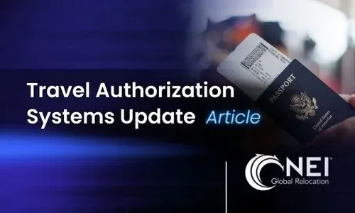 Travel Authorization Systems Update