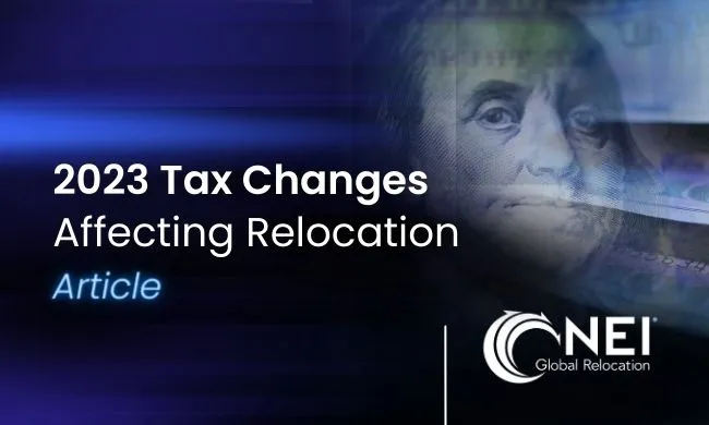 2023 Tax Changes Affecting Relocation
