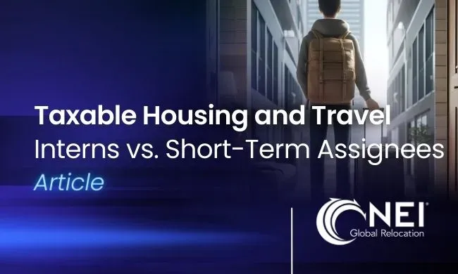 Taxable Housing and Travel: Interns vs. Short-Term Assignees