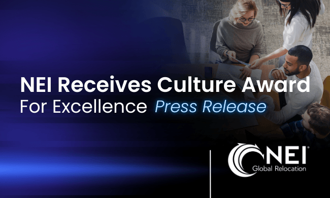 NEI Awarded Business Excellence in Culture Award