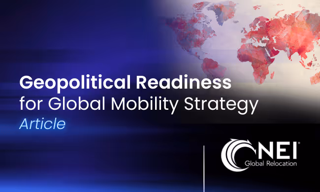 Geopolitical Readiness for Global Mobility Strategy
