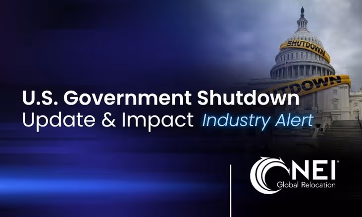 Industry Alert: U.S. Government Shutdown and its Impact on Global Mobility