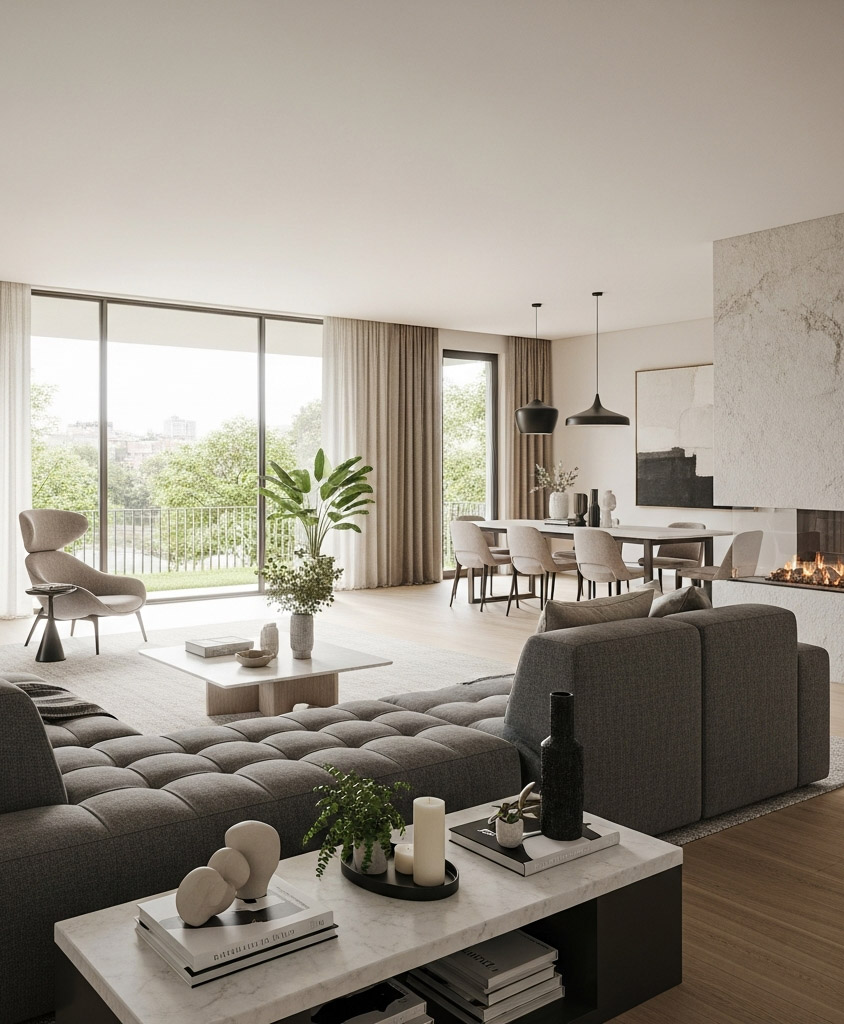 Proyectos de diseño de interiores, gestión de proyectos de diseño interior