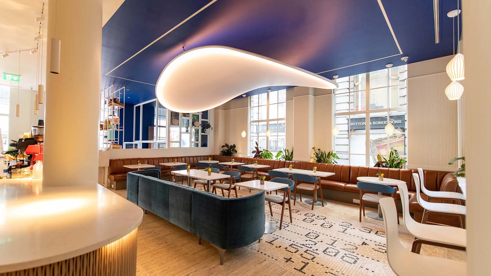 cafe seating area
