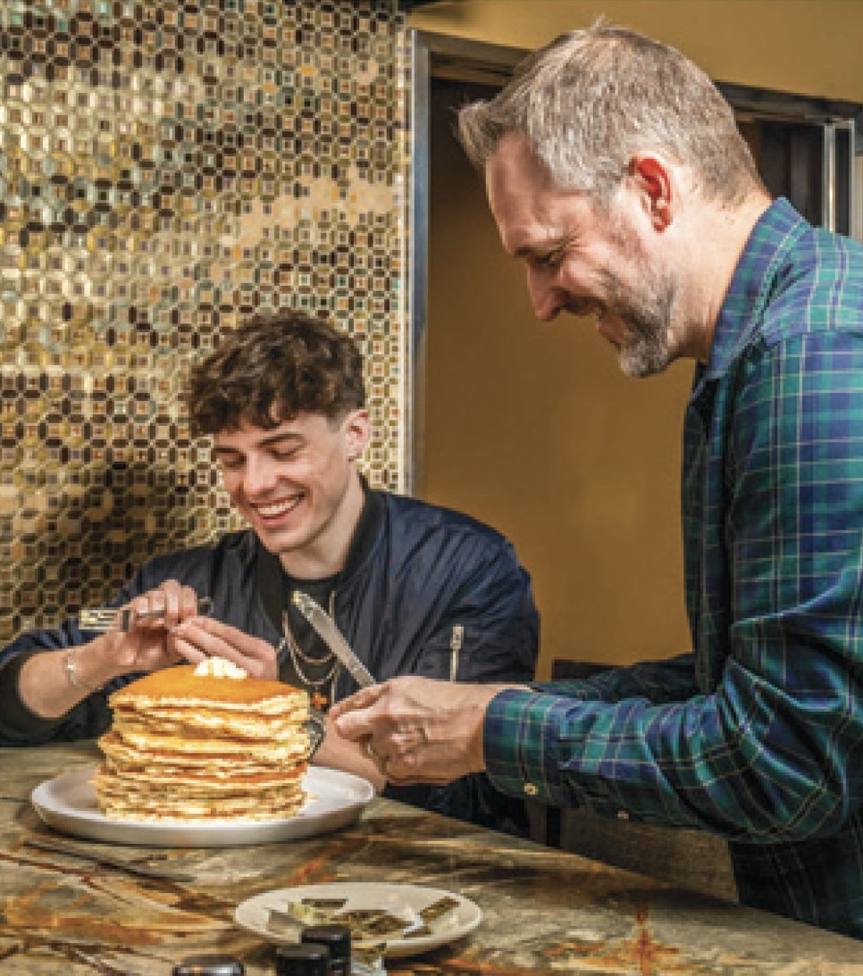 Evan Cronin and art director Joram Mushinske bond over butter