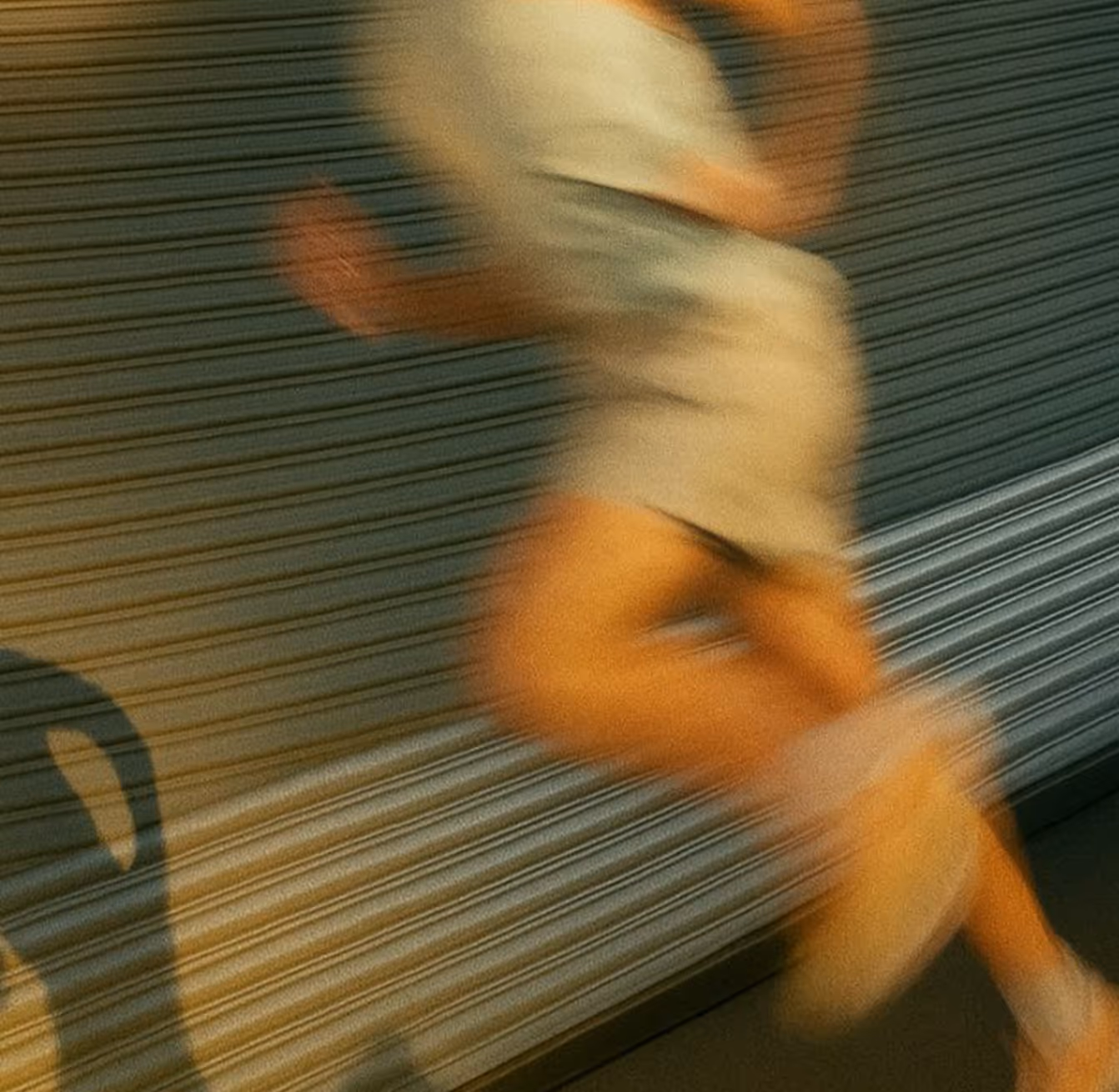 Verschwommenes Bild einer Person die läuft