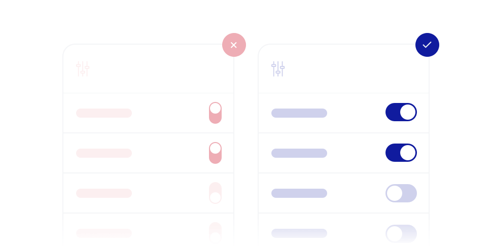Mynd av knappum vit kenna og vit ikki kenna