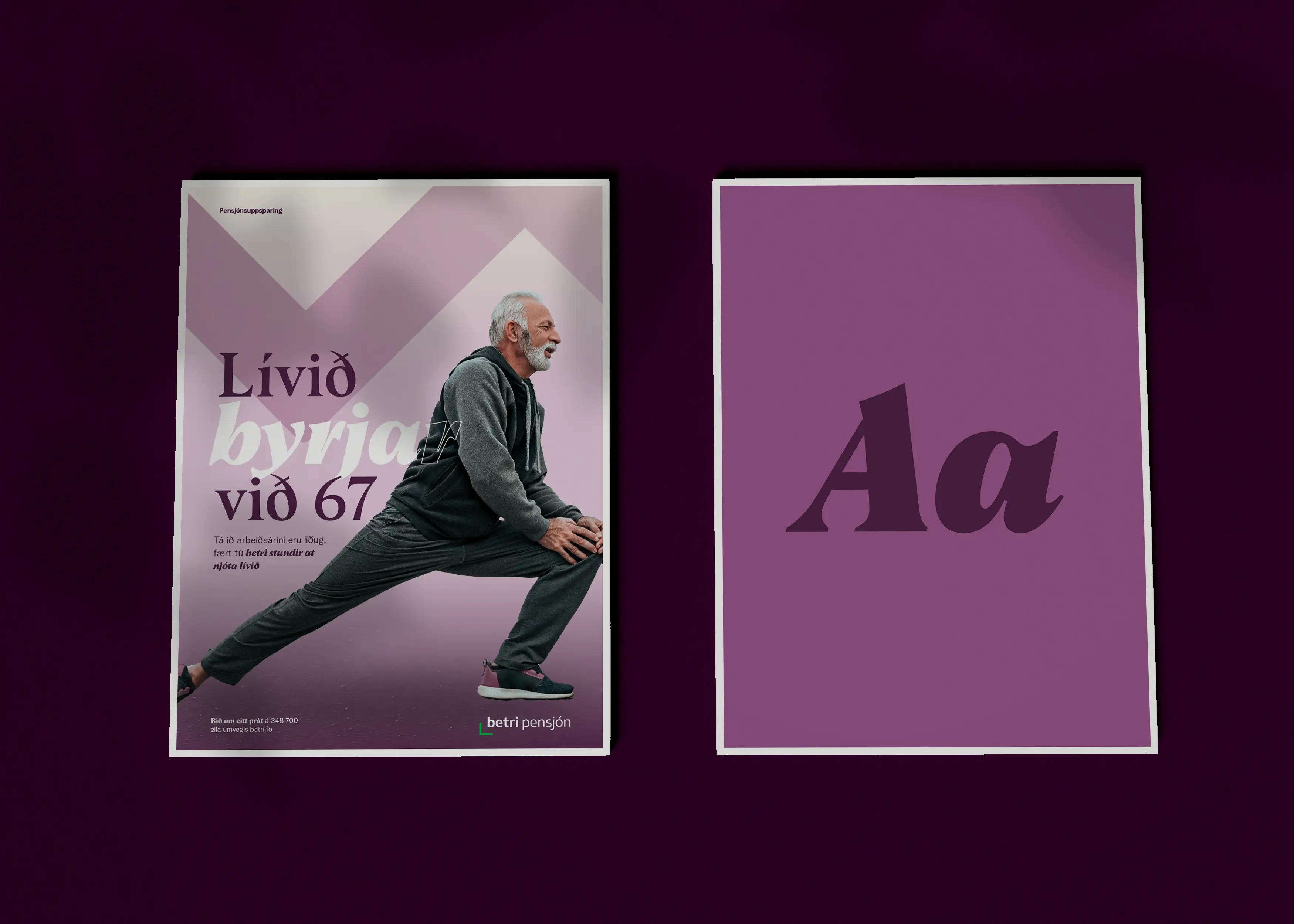 Snið dømi frá Betri Pensjón