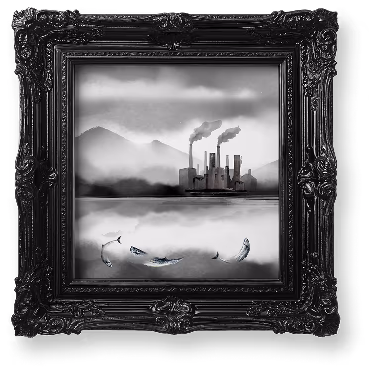 S' drüch Meer / The Barren Sea, By San Miguel Global Power (Patron: UBS) picture - negative