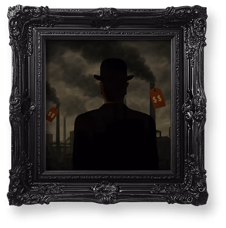 La Promesse en Fumée / A Promise on Fire, Supported by UBS - picture - negative