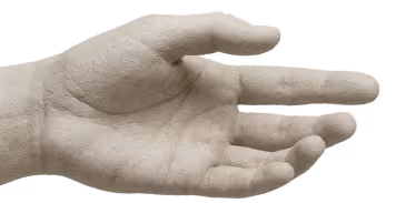 Sculpture hand
