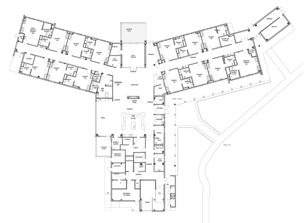 Community Living Center First Floor Plan