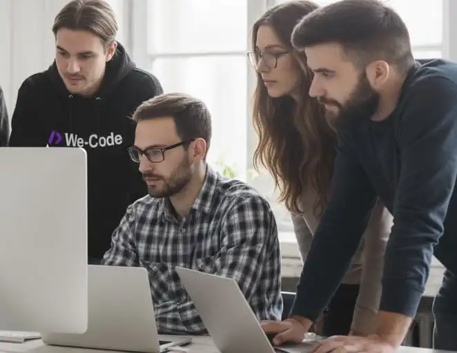 we code team working