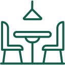 Icon of two hands shaking representing agreement or partnership.