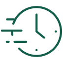 Icon of two hands shaking representing agreement or partnership.