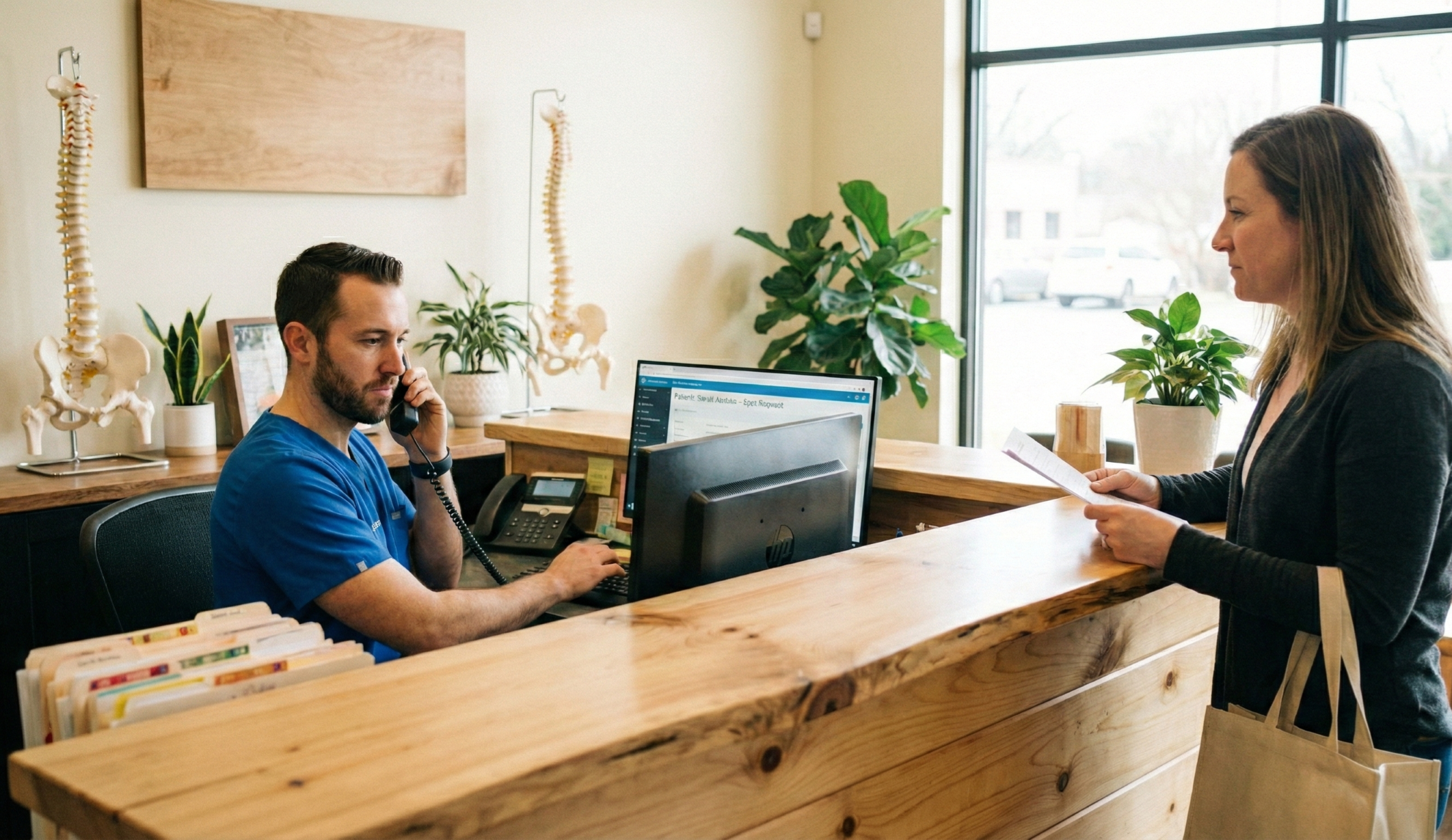 chiropractic patient sales call