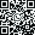 QR code with the WhatsApp logo in the center.
