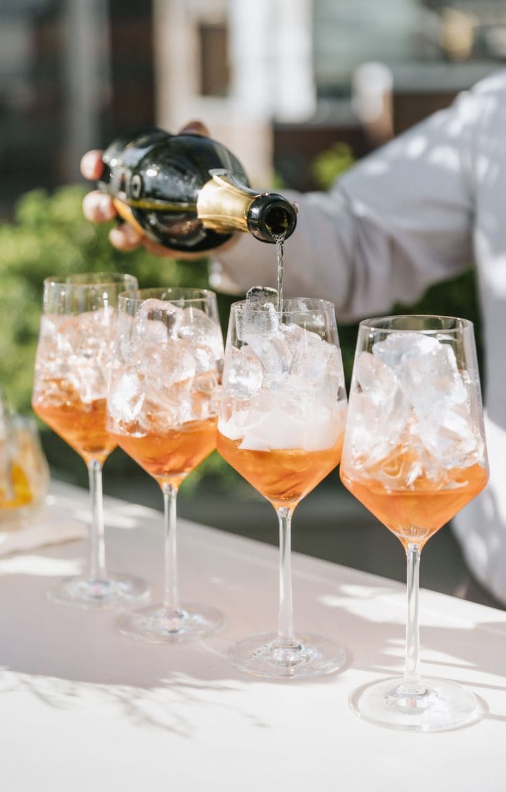 Service de champagne